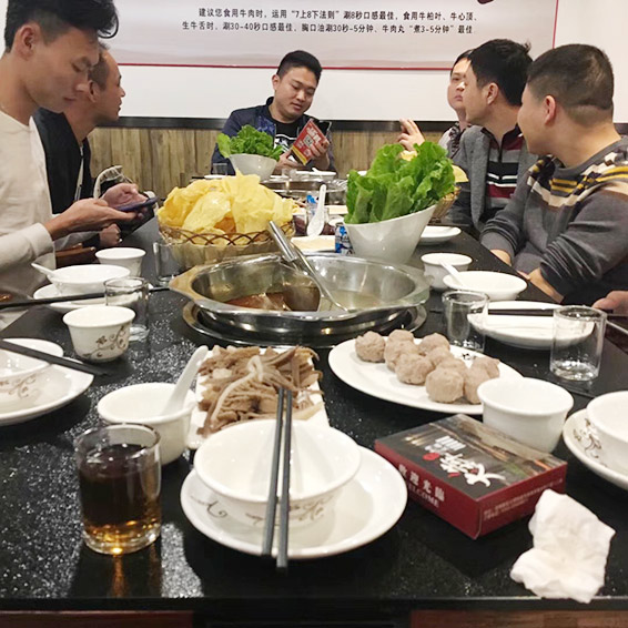 喜迎2018！深圳海瑞思科技组织元旦聚餐活动